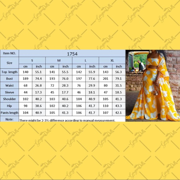 Nubia 3PC Cardigan Halter Top Wide Leg Pants Set - Picture 3 of 3